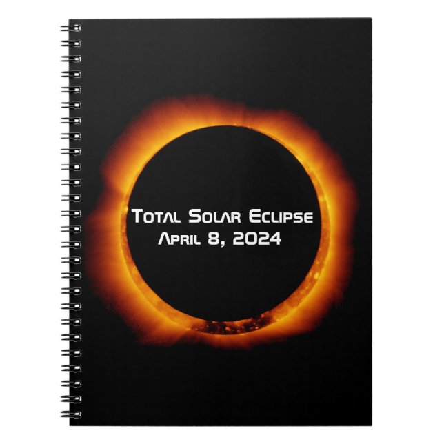 2024 Total Solar Eclipse Notebook (Front)