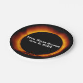 2024 Total Solar Eclipse Paper Plates (Angled)