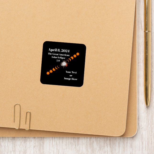 2024 Total Solar Eclipse Patch (On Folder)