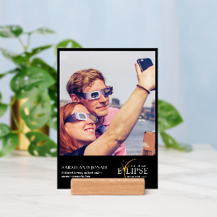 2024 Total Solar Eclipse Photo Couples Gifts Holder