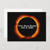2024 Total Solar Eclipse Postcard (Front/Back)