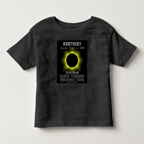 2024 Total Solar Eclipse Totality Kentucky KY USA Toddler T_shirt