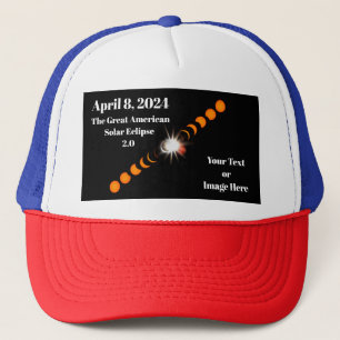2024 Total Solar Eclipse Trucker Hat