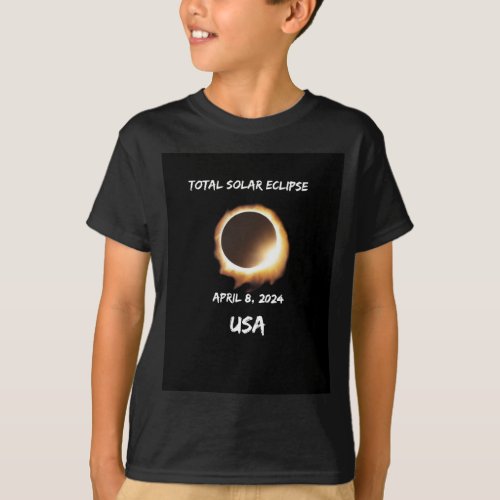 2024 Total Solar Eclipse _ USA T_Shirt