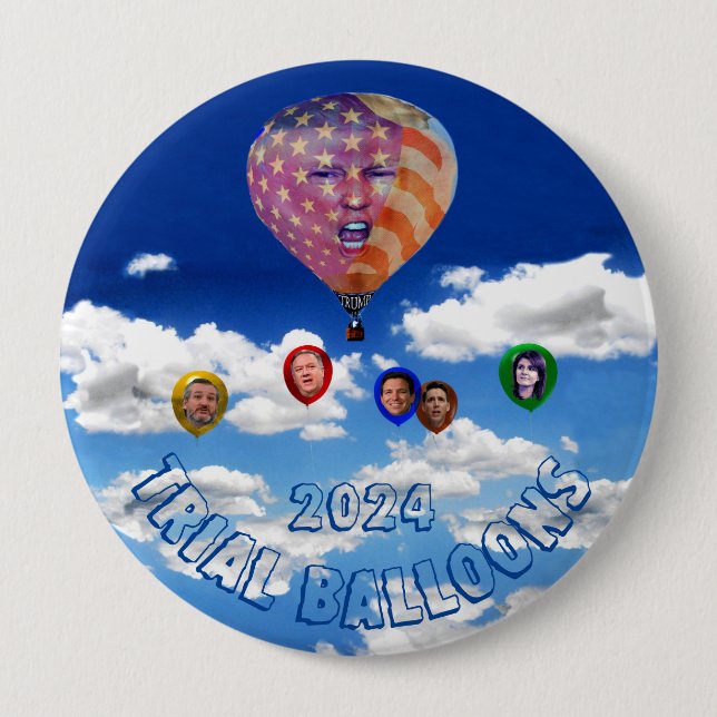 2024 Trial Balloons Button (Front)