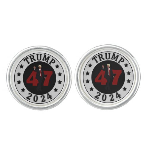 2024 TRUMP 47 CUFFLINKS