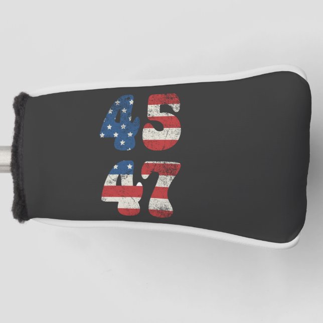 2024 Trump Take America Again Patriotic American  Golf Head Cover (Front)