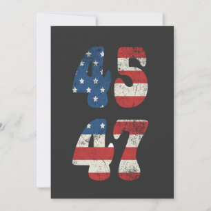 2024 Trump Take America Again Patriotic American Invitation