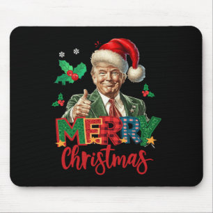 2024 Trump Winner Election Merry Christmas Funny T Mouse Pad