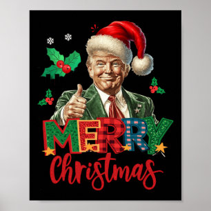 2024 Trump Winner Election Merry Christmas Funny T Poster
