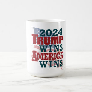 2024 Trump Wins - America Wins Coffee Mug