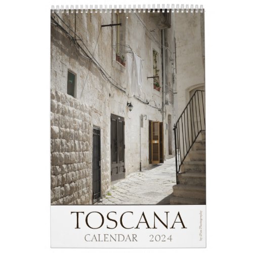 2024 Tuscany fine art photography Calendar