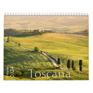 2024 Tuscany landscape photography Calendar