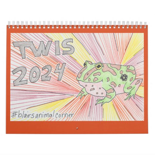 2024 TWIS blairsanimalcorner Calendar