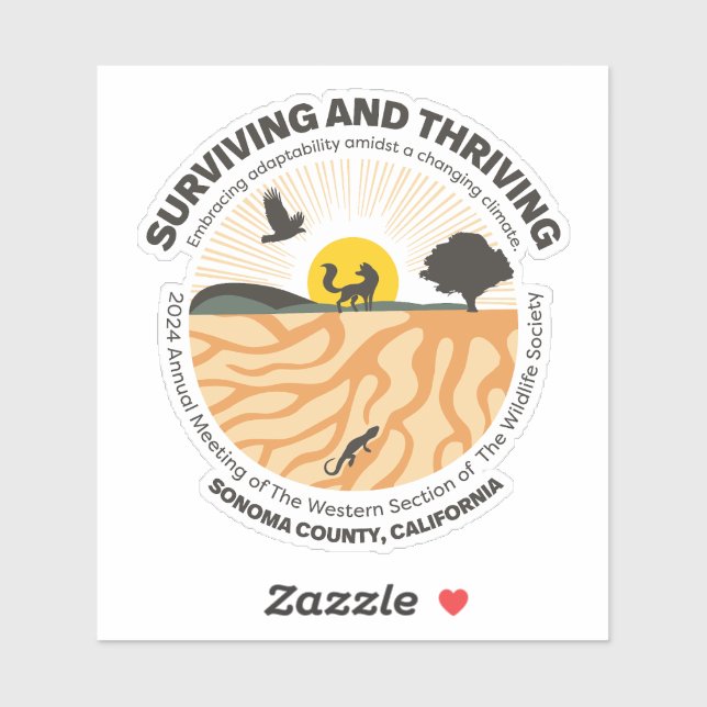 2024 TWS West Annual Meeting Sticker (Sheet)