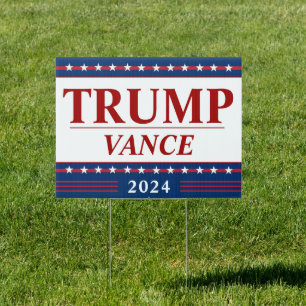 2024 Vance Trump Sign