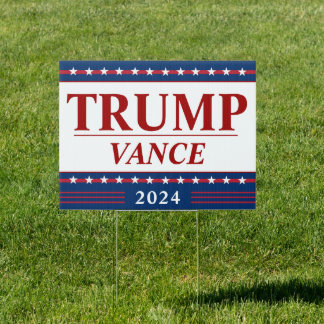 2024 Vance Trump Sign