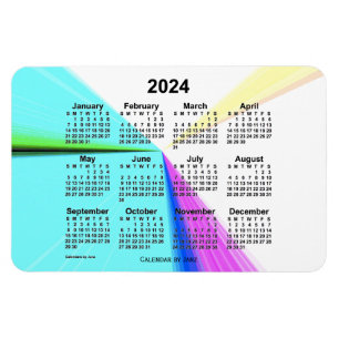 2024 Vanishing Point Calendar by Janz 4x6 Magnet