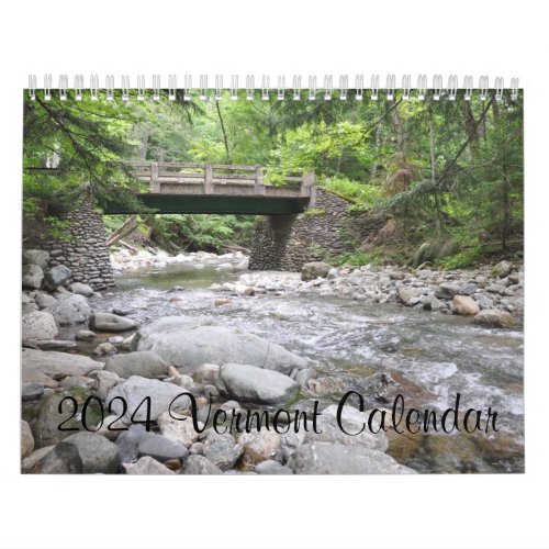 2024 Vermont _ Calendar