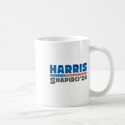 2024 Vintage Us Flag 80s Kamala Harris  Coffee Mug