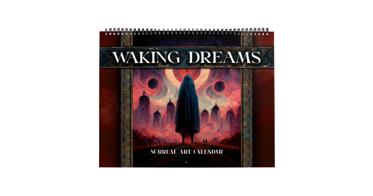 2024 Waking Dreams Surreal Art Calendar Zazzle