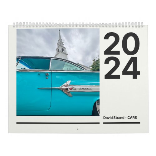 2024 Wall Calendar for Vintage Car Buffs 