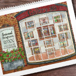 2024 Watercolor Storefronts Artist Made Calendar<br><div class="desc">2023 Watercolor Storefronts Calendar Treat yourself to or gift your loved ones this beautiful calendar of original watercolor art. This one of a kind calendar features festive, seasonal storefronts with window displays celebrating what is special about each month. Celebrate the year with these fun paintings sure to keep you interested...</div>