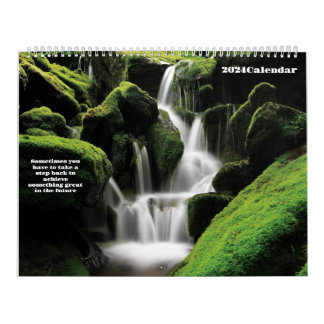 2024 waterfall  calendar