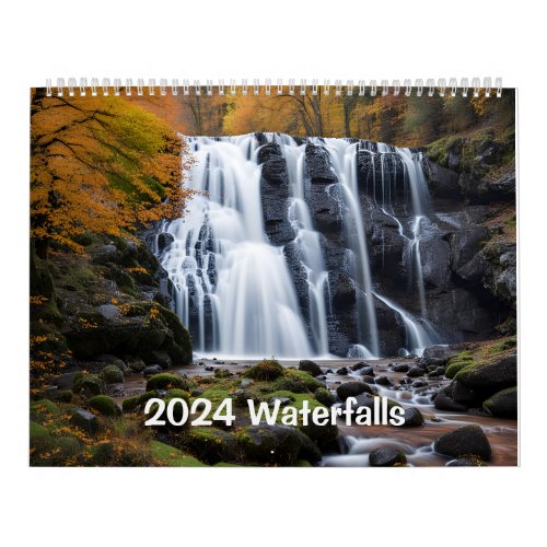 2024 Waterfalls Calendar