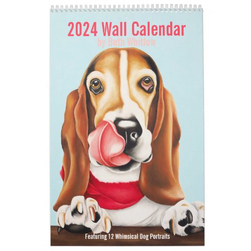 2024 Whimsical Dog Calendar _ Large