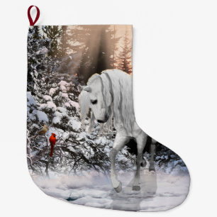2024 Winter Wander Horse Large Christmas Stocking