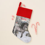2024 Winter Wishes Horse Christmas Stocking<br><div class="desc">All of my artwork is 100% original. I use a combination of drawing and/ or computer graphics and my own photography. Please see my storefront for landscape photography, as well. Look at the bottom of the listing page for the option to transfer this image onto other Zazzle products. I truly...</div>