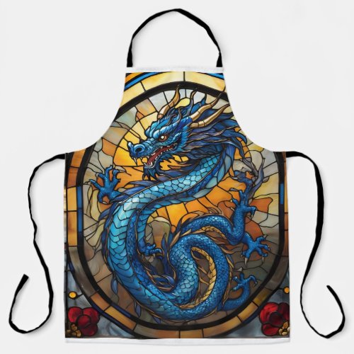 2024 Year of Blue Dragon Apron