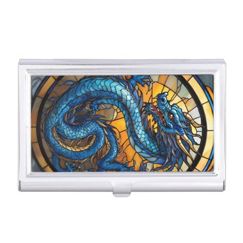 2024 Year of Blue Dragon Business Card Case