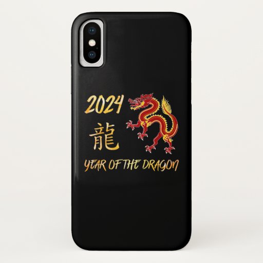 2024 Year Of The Dragon iPhone X Case