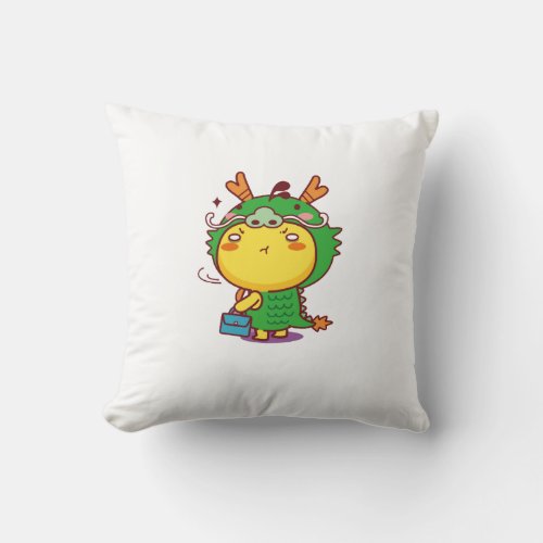 2024 Year of the Dragon Funny Throw Pillow