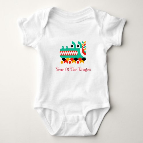 2024 Year of the Dragon Lunar New Year Baby Bodysuit