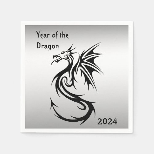 2024 Year of the Dragon Set of Paper Napkins