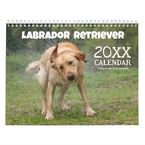 2024 Yellow Lab Labrador Retriever Wall Calendar