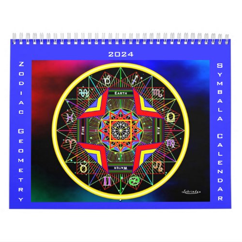 2024 Zodiac Geometry Symbala Calendar