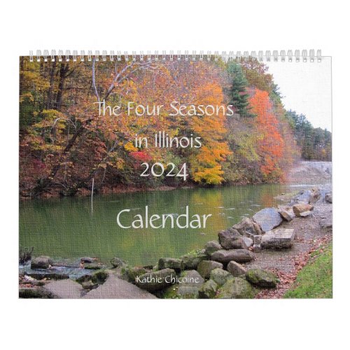 2024Calendar The Four Seasons in Illinois  Calendar