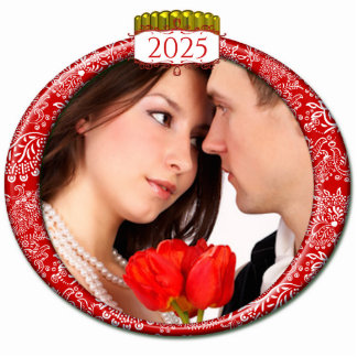 2025 1st Christmas Photo Christmas Ornament