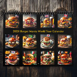 2025/2026 Burger Mania World Tour  Calendar<br><div class="desc">Prepare for a year of delicious discoveries with the 2025/2026 Burger Mania World Tour Calendar This calendar is a visual delight, showcasing 12 mouthwatering hamburgers in all their glory. Each burger is a work of art, representing the unique flavors and ingredients of a different country. It's a must-have for any...</div>