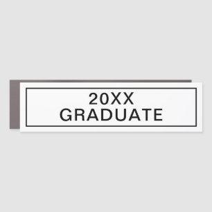 2025 2026 Graduate Customize the Year Graduation Car Magnet
