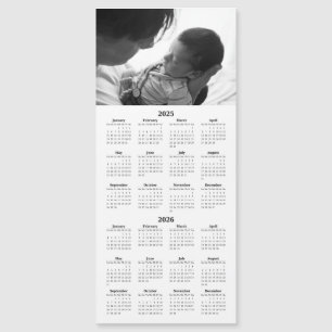 2025–2026 Two-Year Photo Calendar Magnet