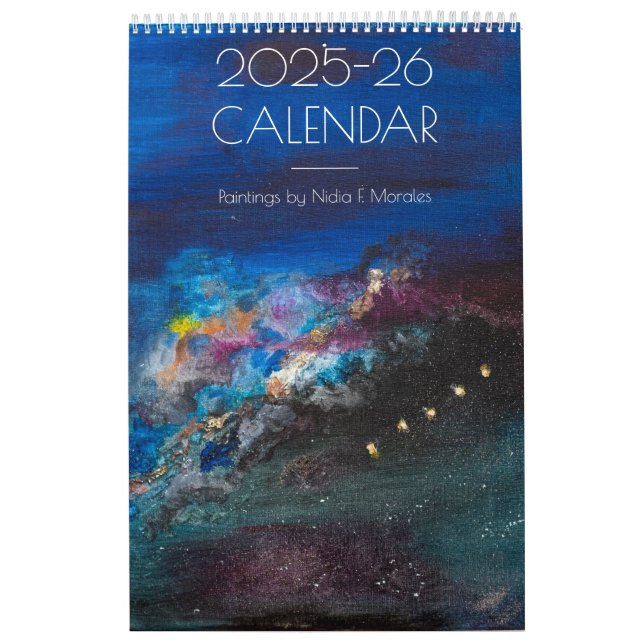 2025-26 Calendar - Cosmic Paintings (Cover)