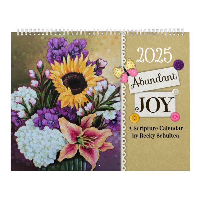 2025 Abundant Joy Scripture Calendar (Cover)