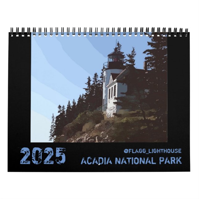 2025 ACADIA NATIONAL PARK CALENDAR (Cover)