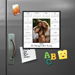 2025 Add Your Photo Magnetic Calendar<br><div class="desc">2025 Photo Magnetic Calendar Magnet in white, with a modern black border. Add your photo and name for a fun, personalized gift! Perfect for stocking stuffers or small gifts for friends, family, and loved ones. ✨THIS IS FOR 2025.✨ Please contact us at cedarandstring@gmail.com if you need assistance with the design...</div>