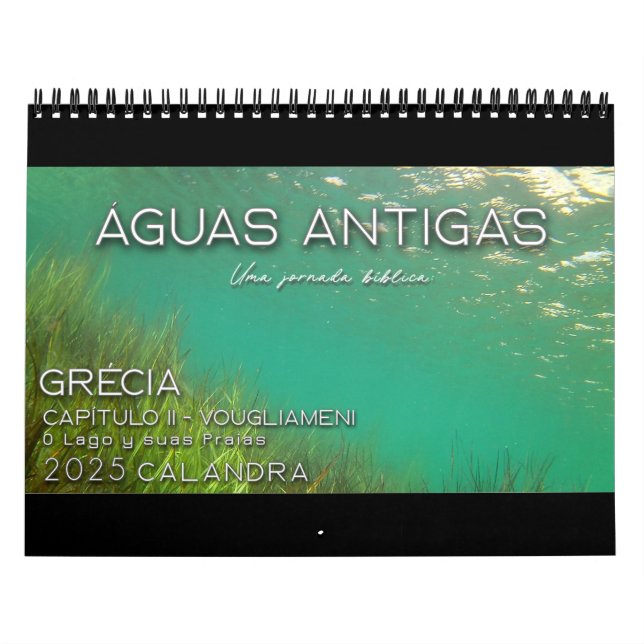 2025 Águas Antigas: Uma viagem biblica Cap. 2 Calendar (Cover)